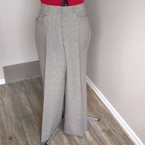 Vintage Checked Flared Pants
